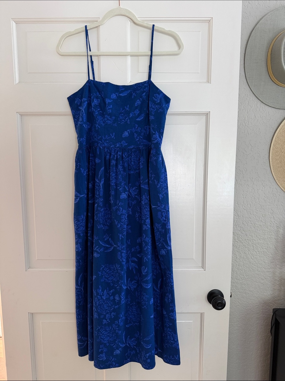Universal Thread Deep Blue Smocked Top